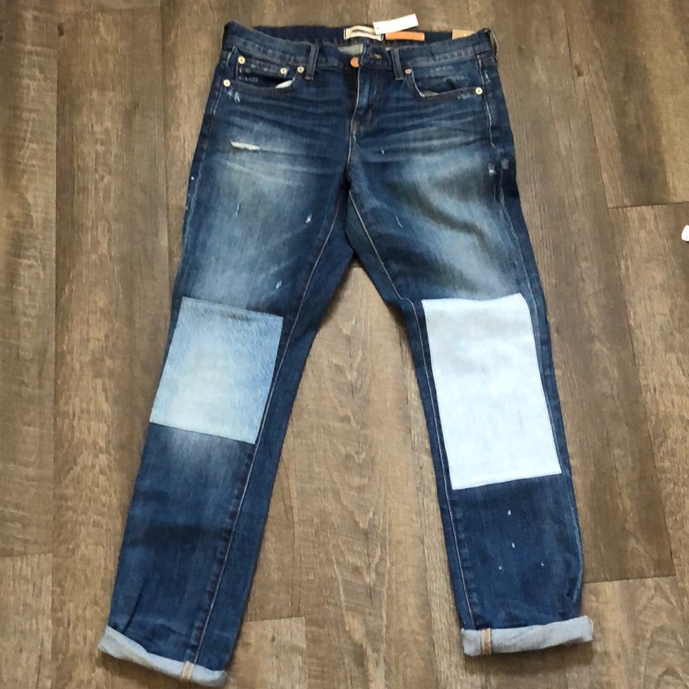 BNWT Madewell x BSides patch boy jean 26